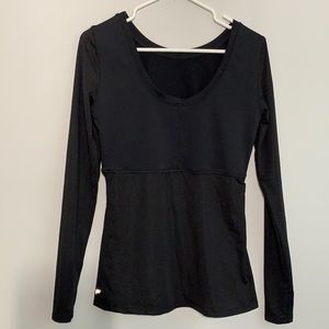 Fabletics Black Long Sleeve Top